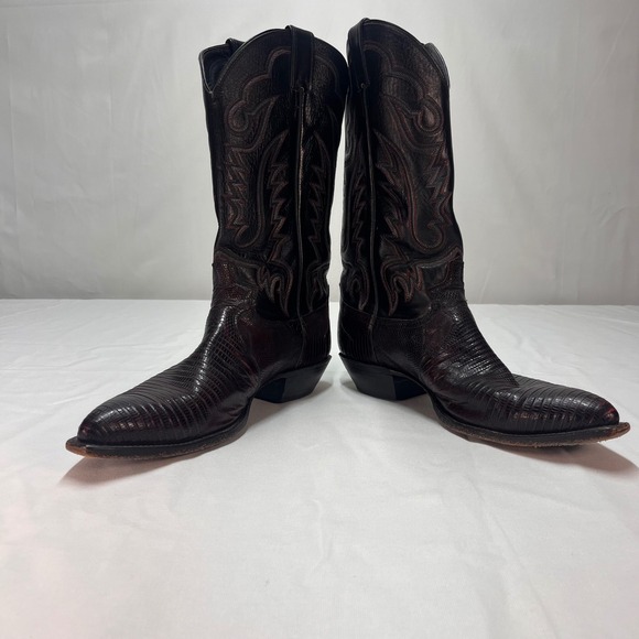 Shane Justin | Shoes | Justin Lizard Skin Cowboy Western Boots Exotic ...